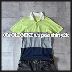 00s OLD NIKE s/s polo shirt y2k tech 短丈のサムネイル