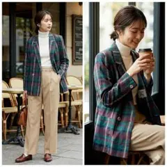 Burberrys’ バーバリーズ チェック テーラードジャケット コットン