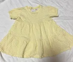 ZARA ベビー　ワンピース12〜18M (80〜90cm) クリームホワイトのサムネイル