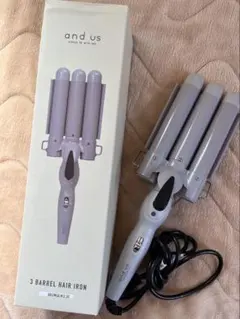 and us AUS3バレルヘアアイロン　スリコ