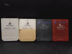 PlayStation 2 8MB メモリーカード 4個セット