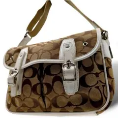 COACH　ショルダーバッグ　斜め掛け　肩掛け　シグネチャー　1166