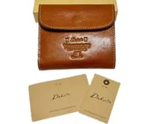 新品 正規品 ダコタ Dakota トリコローレ がま口二つ折り財布 マスタード