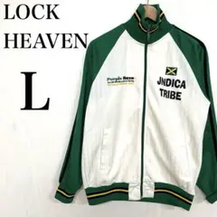 LOCKHEAVEN メンズ L 緑 白 レトロ スポーツ 古着 長袖のサムネイル