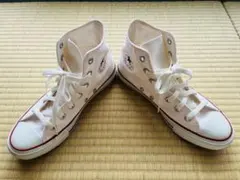 コンバース☆ALL STAR☆ハイカット☆スニーカー☆24.5cm☆ホワイト