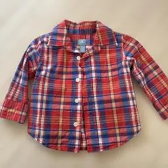 babyGap チェック柄長袖シャツ 12-18ヶ月