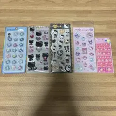 サンリオキャラクターズ シール ステッカー 5点セットのサムネイル