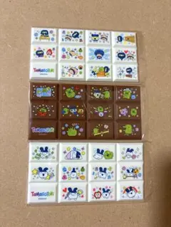 たまごっちチョコブロックシール 3点セット みみっち・くちぱっち・おやじっち