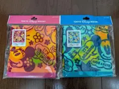 東京ディズニーリゾート ウォッシュタオル 2色セット