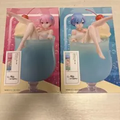 リゼロ レム ラム クリームソーダ 1／7スケールフィギュア ラウンド