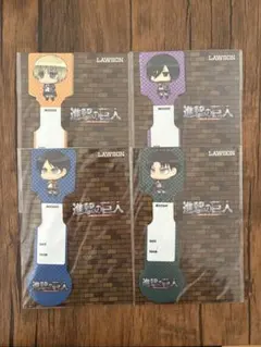 進撃の巨人 オリジナルちみキャラメモ帳 4種セット