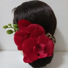 ①髪飾り5パーツ　成人式　卒業　ヘッドドレス