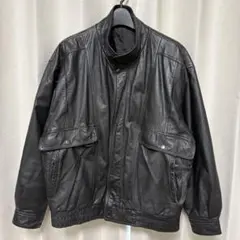 【稀少】90's Cow Leather Harrington Jacket