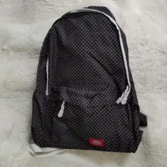 新品⭐️　ディッキーズ ❤　ドット柄 レディース リュックサック ブラック　黒のサムネイル
