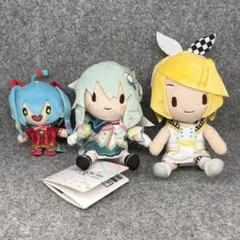 プロセカ ふわぷちミニぬいぐるみ　草薙寧々　鏡音リン　マスコット 初音ミク