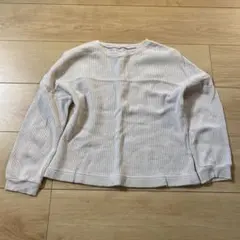 ever closet ワッフル長袖カットソー 130