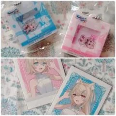 ホロライブ ぱしゃこれ ホロライブシティ アクリルウィンドウチャーム フワモコ