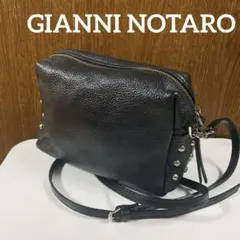 Gianni Notaro 2way クロコ型押し ショルダーバッグ - メルカリ