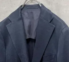 UNITED ARROWS テーラードジャケット　紺色　背抜き　麻100％