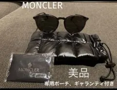 美品 モンクレール サングラス ML0107-K 01A ブラック スクエア - メルカリ