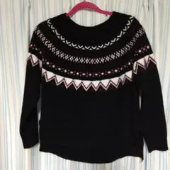 earth music&ecology ノルディック柄セーター