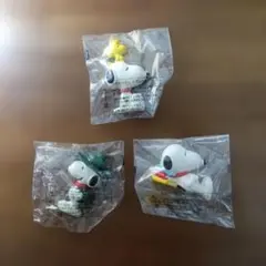 スヌーピー フィギュアセット 3体 カルビーのノベルティグッズ