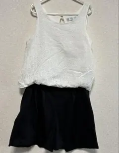 子供服　女の子140 サロペット　オーバーオール