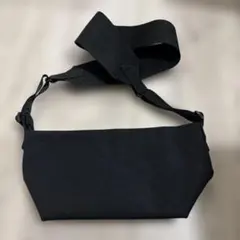 無印良品　太ベルト　ショルダー　黒　ブラック　ナイロン