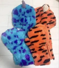 ディズニー　マフラーキャップ　カチューシャ　ティガー　サリー　セット