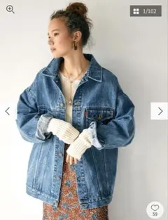 2025年最新】ビッグシルエットデニムジャケット ungridの人気アイテム