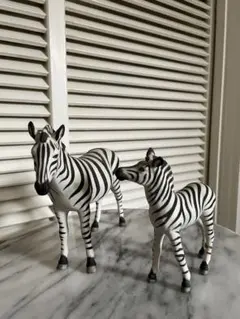 村田肇一 ☆ アフリカの動物たちシリーズ シマウマ 親子セット - メルカリ