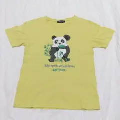 美品★BEAMS mini キッズ Tシャツ 150 イエロー パンダのサムネイル
