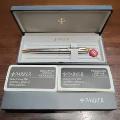 PARKER ボールペン シルバープレート 専用ケース付