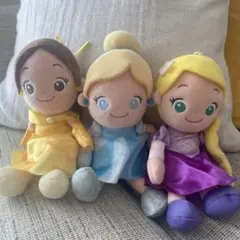 ディズニープリンセス　BEANS コレクション ぬいぐるみセット