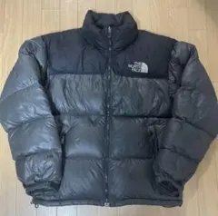 【希少】ノースフェイス サイズM ヌプシジャケット US グレー