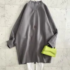 美品 アドーア ADORE コンフォートボンディングロングトップス ゆったり