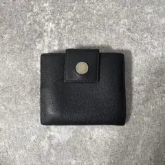 美品　BVLGARI ブルガリ クラシコ 2つ折り財布 ブラック　黒
