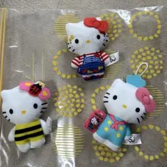 マクドナルド ハッピーセット おもちゃ キティ ぬいぐるみ 3体セット