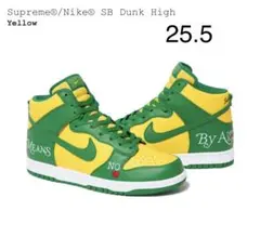 Supreme Nike SB Dunk High Yellow 25.5