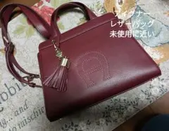 アイグナー　レザー　バッグ　ショルダーバッグ２way　未使用に近い