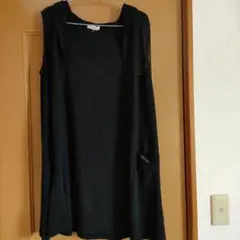 ピンクラテ フード付 ジレ 160cm シア