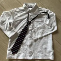 COMME CA ISM シャツ 120A ネクタイ付き