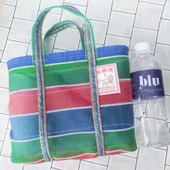 ★新品未使用★台湾 漁師網バッグ 1号サイズ②