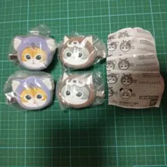 モフサンド　フロッキー　ヘアクリップ　２種４個セット