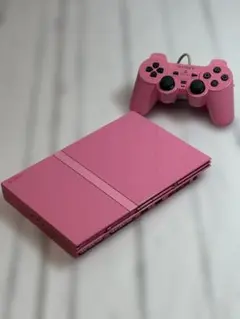 PS2 本体 ピンク SCPH-77000 完動品 メモカ付　スティック新品