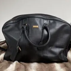 marie claire ブラック ボストンバッグ