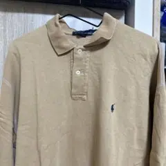 Polo by Ralph Lauren ベージュ 長袖ポロシャツ