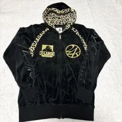 24karats × X-LARGE ベロアジャージ　希少　アニマル　ゴールド