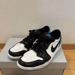 Nike Air Jordan 1 Low ホワイト/ブラック/ブルー