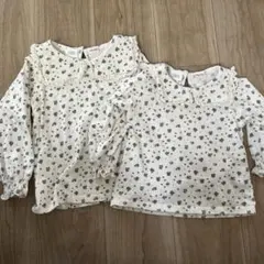zaraキッズ姉妹ブラウス3-4歳12-18m